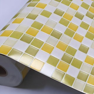 바둑타일 시트지, 그린(HDC-122), 50 x 300 cm