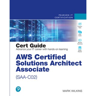 (英文圖書) Aws Certified Solutions Architect - Associate (Saa-C02) Cert Guide 平裝版, Pearson It Certification, 英文