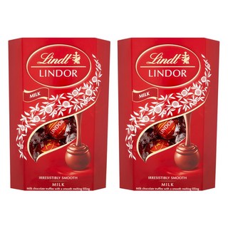 Lindt 瑞士蓮 Lindor牛奶巧克力球, 2個, 200g