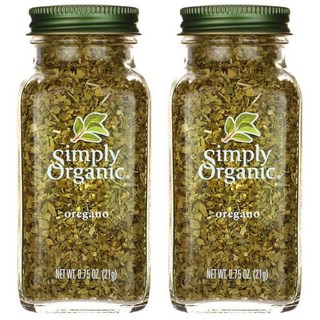 Simply Organic 奧勒岡葉, 2罐, 21g