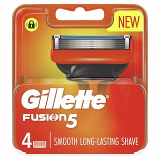 Gillette 吉列 Fusion鋒隱系列刮鬍刀頭, 1個, 4入