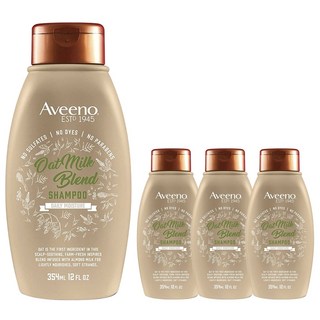 Aveeno 艾惟諾 燕麥牛奶保濕洗髮精, 4瓶, 354ml