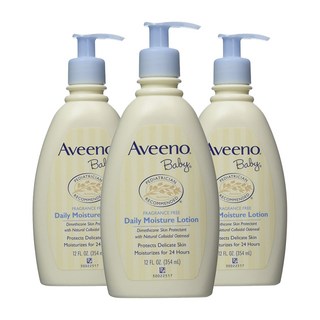 Aveeno 艾惟諾 baby 孩童活萃燕麥保濕乳, 3瓶, 354ml