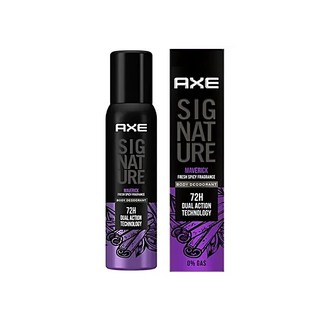 AXE 戰斧 捍衛戰士 男士長效體香噴霧 (木質琥珀香調), 1瓶, 122ml
