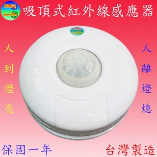 CY-127D 吸頂式紅外線感應器(DC12V)【滿1500元以上送一顆LED燈泡】, 詳見包裝