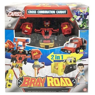 【美國媽咪】CK32654 麗嬰 韓國正版 三種變形 衝鋒戰士 烈焰戰士 Hello CARBOT 堆土機變形機器人, 詳見包裝