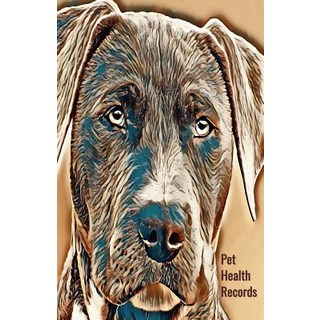 (英文圖書) Pet Health Records: Dog Vaccination Record Book Dog Immunization Log Shots Record Card Pup... 平裝版, Independently Published, 英文