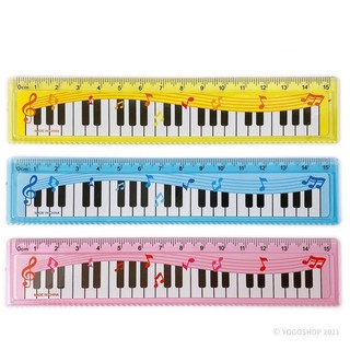 東奇 15cm鋼琴直尺 D-0039 學生文具尺 塑膠尺 事務尺 學生獎品, 一支
