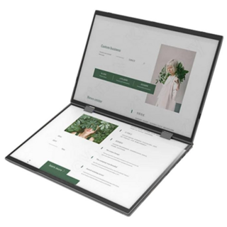 10.5吋雙螢幕筆電 16G 1TB intel12代N95 手寫觸控 360度翻轉 獨立連動螢幕 雙銅管散熱 NCC, 黑色, 1台, 16GB, WIN11 S