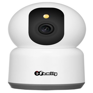 宇晨I-Family 4K高畫素無線網路監視器，支援5G雙頻WIFI，星光全彩夜視，智能檢測，兩年保固, IF-001F, 1個