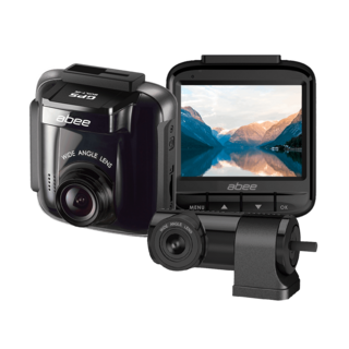 abee M668GH 星光級 GPS 雙鏡頭行車記錄器，前後雙錄，GPS定位，夜視加強，安全守護, M668GH主機+Y Cable L頭用線+後鏡頭+中繼線+電源線,32GB, 32GB