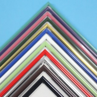 台灣製 300片鋁框拼圖框 26cm x 38cm 相框 海報框 證書框, 深藍, 1個