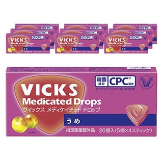 VICKS 梅子風味CPC滴劑, 10個