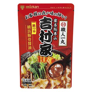 mizkan 味滋康 吉村家橫濱豚骨醬油鍋物湯底, 1個, 750ml