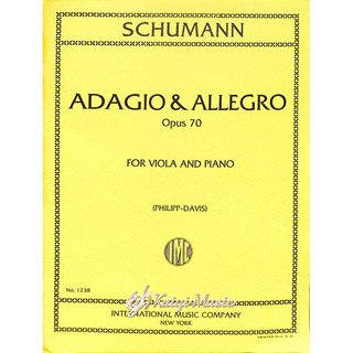 凱翊︱IMC Schumann Adagio&Allegro Opus 70 中提琴與鋼琴樂譜, 舒曼 小提琴與鋼琴作品70