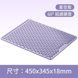 矽膠運動指壓板，居家按摩墊，超慢跑腳墊，送禮佳品，靜音慢跑舒緩養生穴道足底按摩墊，長方形設計, 紫, 1個, 長方形-紫