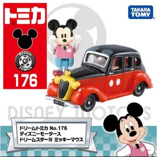 【小不點】TOMICA 騎乘系列 迪士尼 176 米奇老爺車 人偶 米奇 合金車 TAKARA TOMY 多美, 詳見包裝