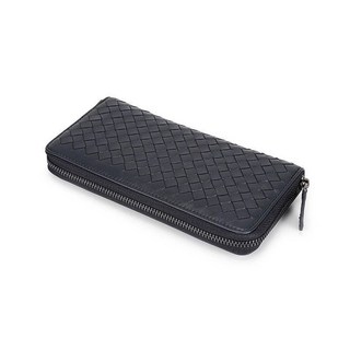 羊皮長夾 錢包 皮包 真皮錢包 手拿包 大容量手機錢包 男生拉鏈黑色錢包