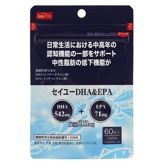 SayYOU DHA&EPA軟膠囊, 1罐, 60顆