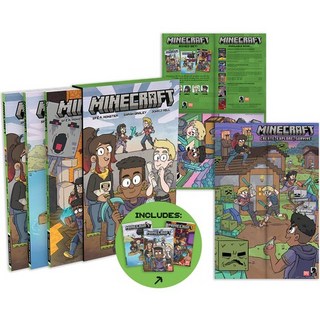 (英文圖書)Minecraft Boxed Set (Graphic Novels) 平裝版, Dark Horse Books, 英文