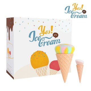 冰淇淋刷具組 定妝.粉底組 (2刷) 林三益x王盈喬老師推薦 Be My Boyfriend, 詳見包裝, 詳見包裝