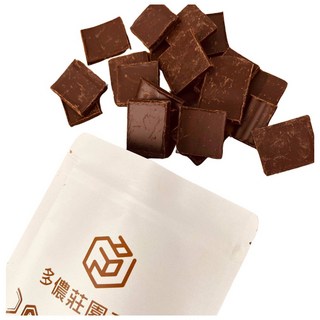 多儂莊園 純可可無糖黑巧克力薄片 低溫烘焙 高多酚純可可脂, 500mg, 1個
