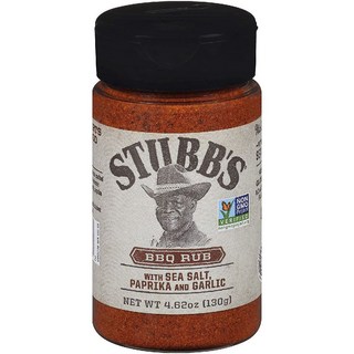 Stubbs 海鹽紅椒粉蒜香燒烤醃料, 1罐, 130g