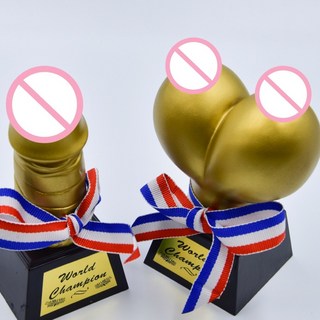 情趣造型整人獎盃 胸部/老二款 交換禮物, DIY發條