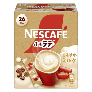 NESCAFE 雀巢咖啡 綿密拿鐵即溶咖啡隨行包 香醇牛奶風味, 1盒, 26條, 7.9g
