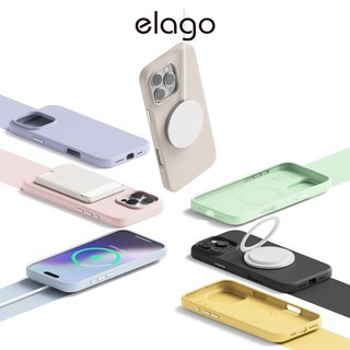 elago iPhone 16系列 Magsafe相容 磁吸抗污防刮液態矽膠手機殼