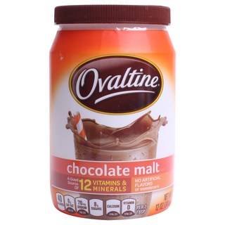Ovaltine 阿華田 巧克力麥芽沖泡粉, 340g, 1罐, 1罐