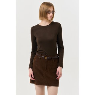 韓國 GENERAL IDEA 女款百搭基本款素面上衣 長袖舒適親膚時尚上衣