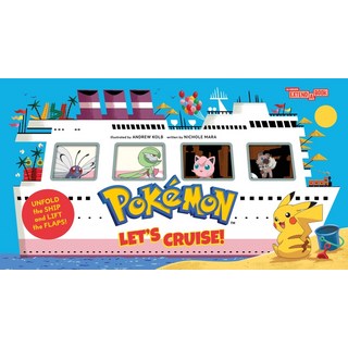 (英文書)Pokémon All Aboard： Let's Cruise! (an Abrams Extend-A-Book) 硬頁書, Abrams Appleseed, 英文