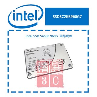 Intel SSDSC2KB960G7 SSD S4500 960G SATA 固態硬碟-提升電腦效能，快速讀寫, 960GB