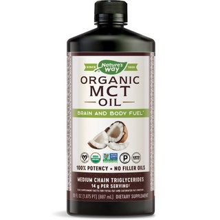 Nature's Way 然萃維 中鏈三酸甘油酯 椰子油來源, 1瓶, 887ml