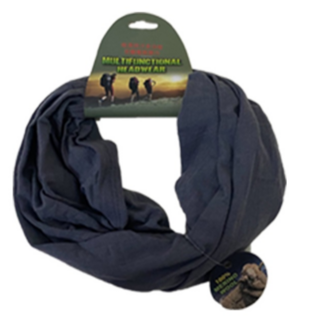 Walkplus 美麗諾羊毛魔術頭巾 多功能戶外頭巾 吸濕排汗防曬 灰色 適用頭圍53-62公分