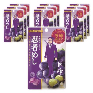 UHA 味覺糖 忍者之飯 巨峰葡萄, 10個, 20g