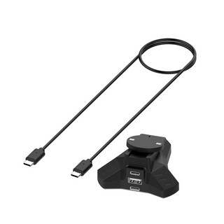 適用羅技 G PRO Wireless 系列滑鼠充電底座, 黑色, 1個