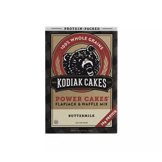 KODIAK CAKES 蛋白質烙餅鬆餅粉 奶油牛奶味, 1個, 567克