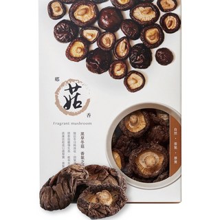 鄉菇香 有機乾香菇 厚實小菇 台中新社 香氣濃郁 廚房必備 120公克, 1個, 120公克±3%