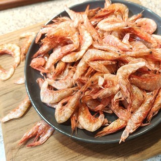 日曬中蝦乾貨--料理用，天然無添加，鮮甜美味，家庭料理好幫手, 150g, 1個