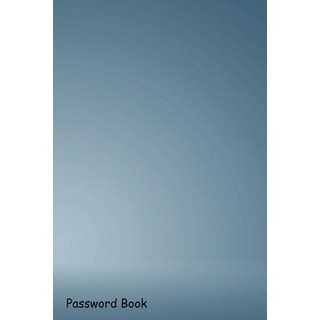 (英文圖書) Password Book: Include Alphabetical Index With Smooth Dark Blue Black Vignette 平裝版, Independently Published, 英文