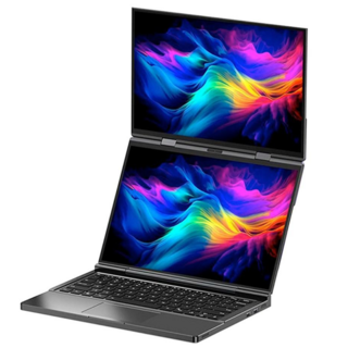 GPD DUO 雙螢幕 AI筆電 (AMD Ryzen AI 9 HX370/32GB+1TB), 黑色, 1TB, 32GB, WIN11 Home