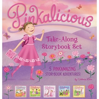 (英文圖書)The Pinkalicious Take-Along Storybook Set: Tickled Pink Pinkalicious and the Pi... 平裝版, HarperCollins, 英文