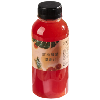 JJ蛋糕烘焙 紅柚鳳梨濃縮汁 天然水果濃縮 輕鬆調配各式飲品, 500g, 1個