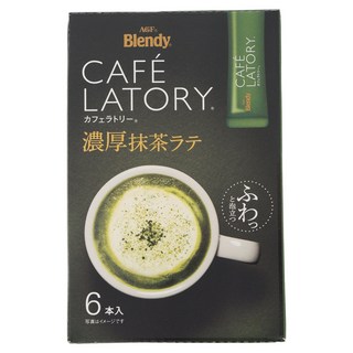 AGF Blendy 濃厚Cafe latory即溶式沖泡粉 抹茶拿鐵口味, 1個, 6件