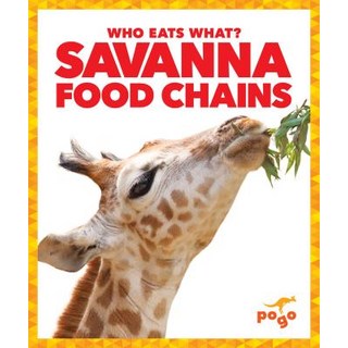 (英文圖書)Savanna Food Chains 平裝版, Pogo Stem, 英文
