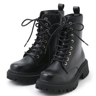 LOVETOXIC 女款8孔綁帶馬汀靴