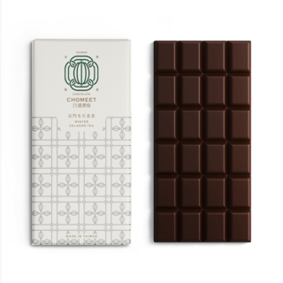 巧遇農情 CHOMEET 74%冬片青茶巧克力｜台灣茶巧克力｜石門冬片青茶, 1個, 74%冬片青茶巧克力 60g
