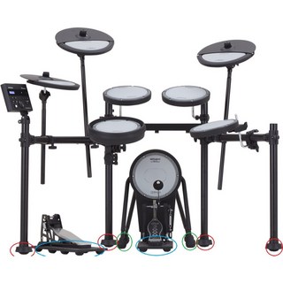 ROLAND 超靜音電子鼓VQD106 魔立樂器 免費安裝 總代理保固兩年, 詳見包裝, 1個